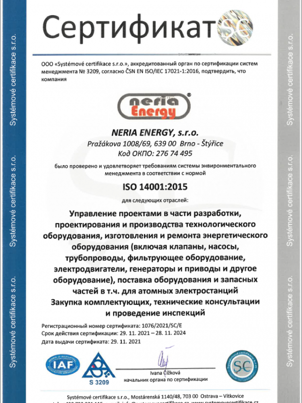 ČSN EN ISO 14001:2016